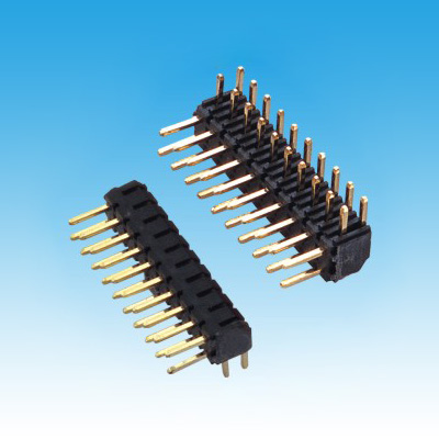 PH 2.0mm H4.0mm Dual Row R/A Single Base Pin Header