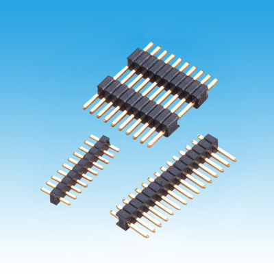 PH 1.27mm Single Row S/T Single/Dual Base Pin Header